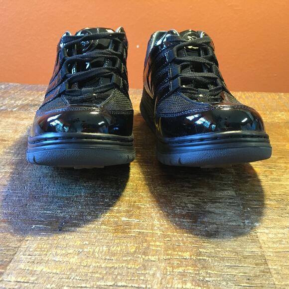 Sano by Mephisto Escape Black Patent Lace Up Sneaker Walking Shoe Womens 7.5 - Picture 3 of 12